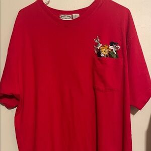 Warner Bros. Bright Red Cartoon Tee